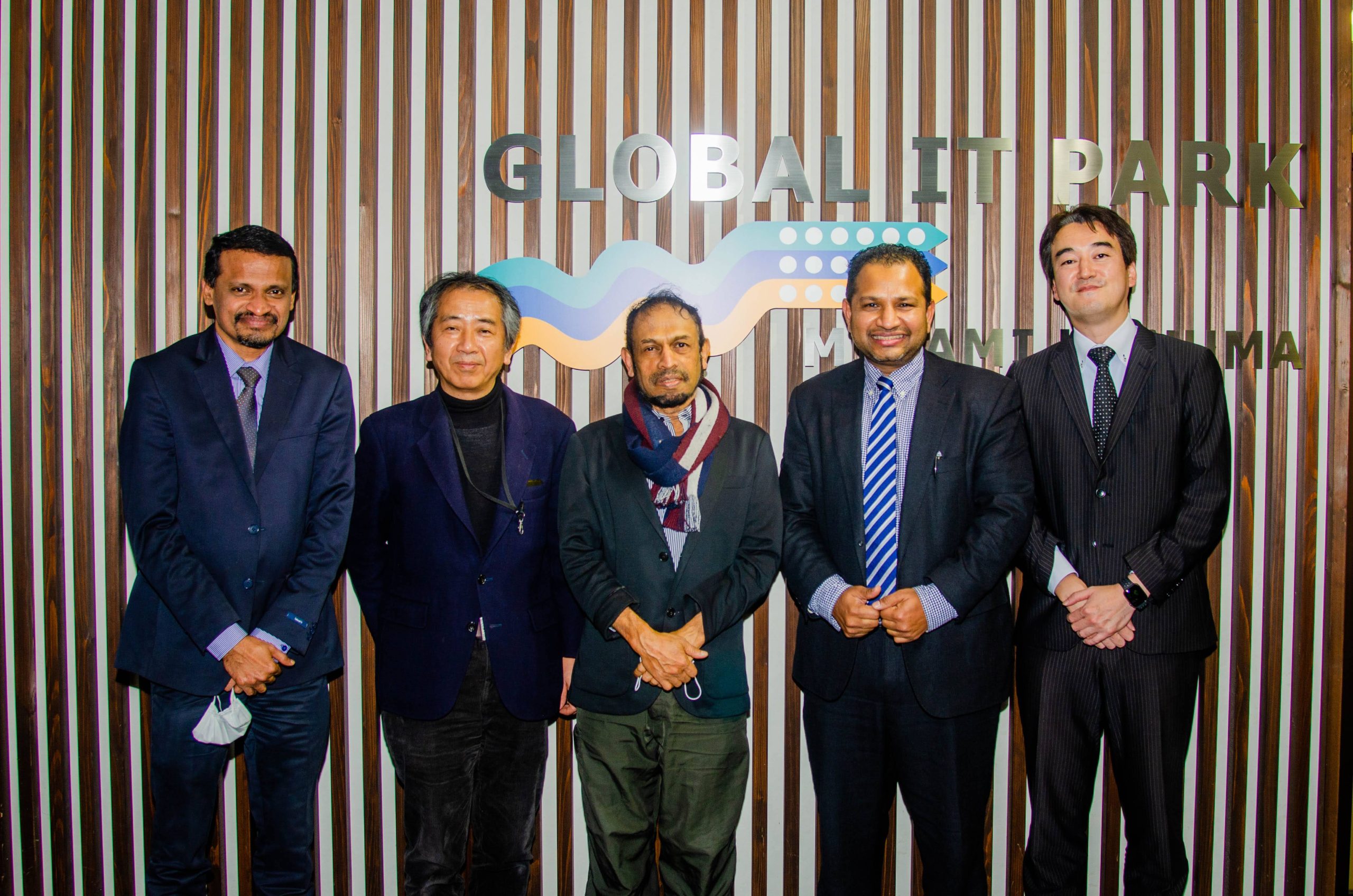 開志専門職大学の副学長訪問